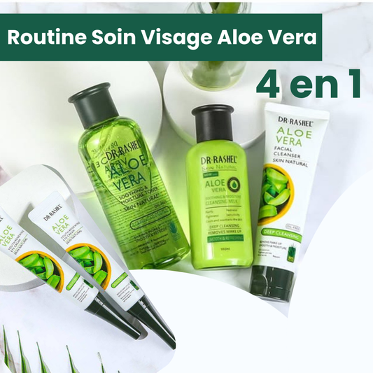 🌿KIT ROUTINE SOIN VISAGE - Gamme Aloe Vera 🌿