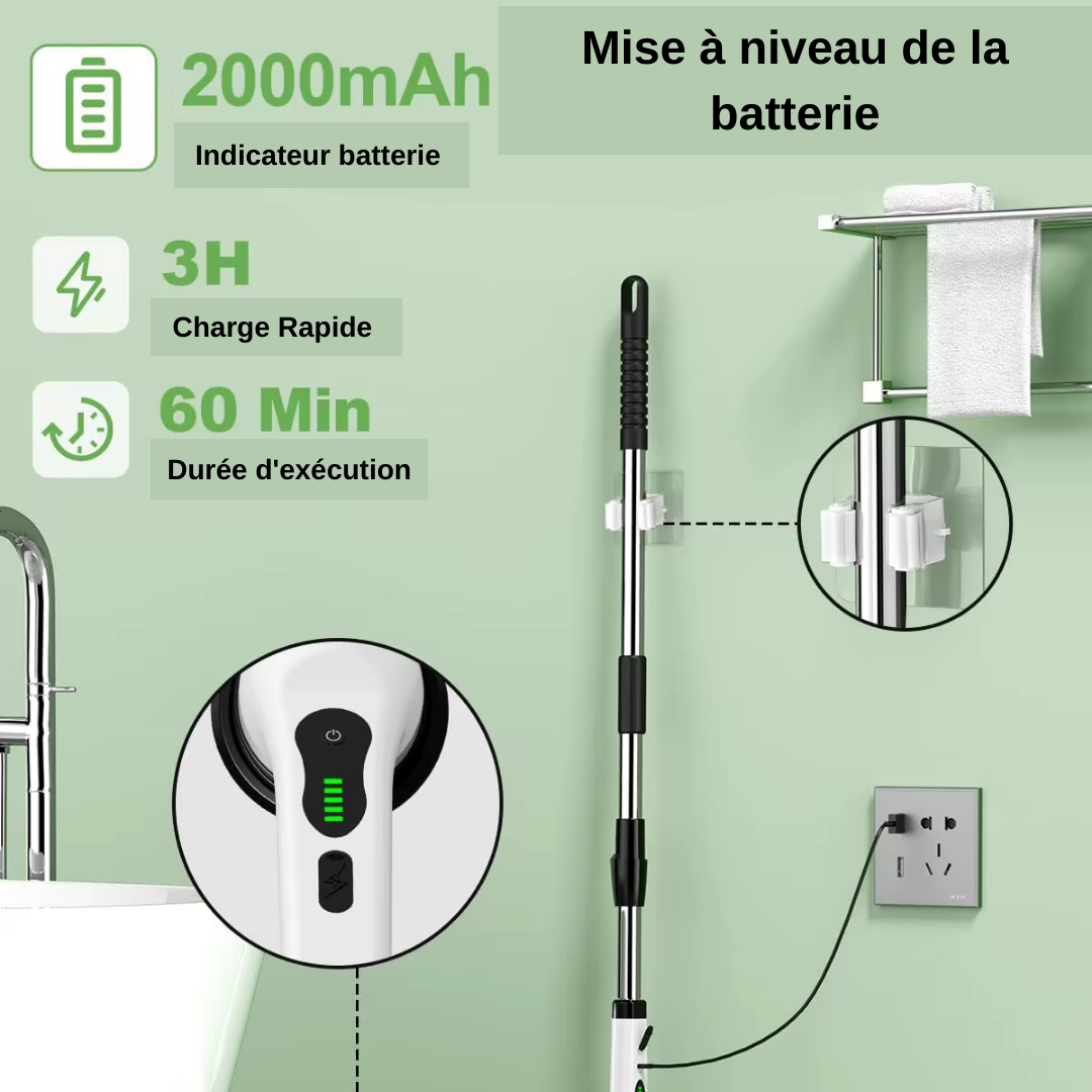 Brosse de Nettoyage électrique 9 en 1